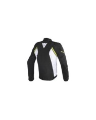 Dainese TEX Jacke AVRO D2 schwarz-weiss-fluo gelb
