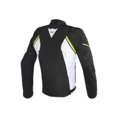 Dainese TEX veste AVRO D2 noir-blanc-jaune fluo