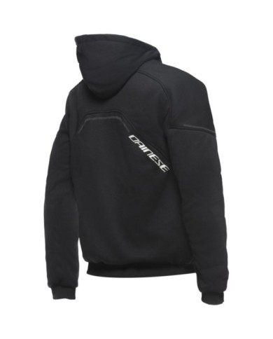 Dainese Hoodie mit Reissverschluss Daemon-X Safety schwarz-weiss