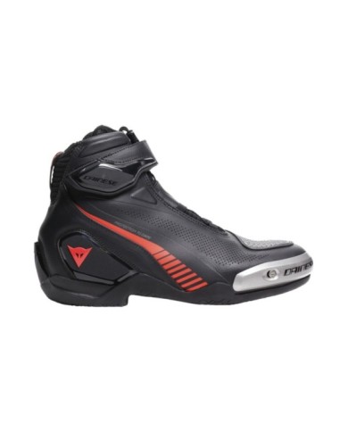 Dainese Chaussures Superya noir-rouge fluo
