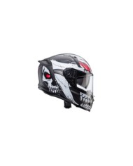 Caberg Integralhelm Avalon X Punk matt schwarz-weiss-rot