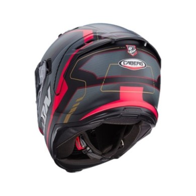 Caberg Casque intégral Avalon X Optic noir-gris-rouge mat