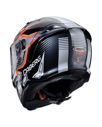 Caberg Casque intégral Avalon X Gurkha noir-orange fluo-vert fluo