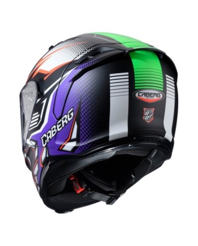 Caberg Casque intégral Avalon X Gurkha noir-gris-orange fluo