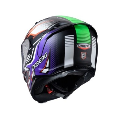 Caberg Casque intégral Avalon X Gurkha noir-gris-orange fluo