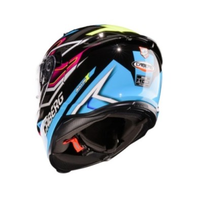 Caberg Integralhelm Avalon X Brama schwarz-gelb-fuchsia-blau