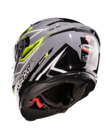 Caberg Integralhelm Avalon X Brama grau-gelb-schwarz