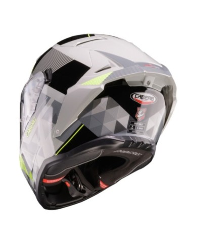 Casco integrale Caberg Drift Evo II Prism grigio-nero-giallo opaco