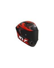 KYT Casque intégral NZ-Race Carbon Stride carbone-rouge-blanc
