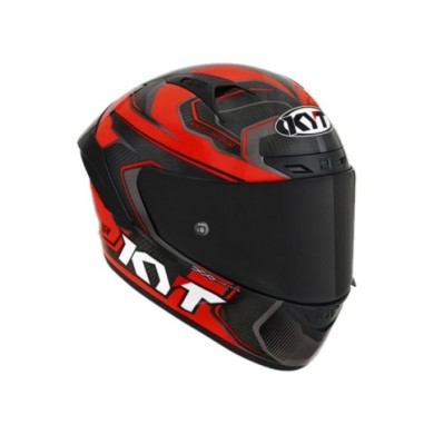 KYT Casco integrale NZ-Race Carbon Stride carbonio-rosso-bianco