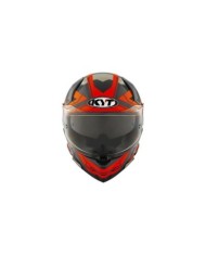 KYT Integralhelm R2R Octane orange-rot-schwarz