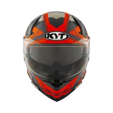 KYT Casque intégral R2R Octane orange-rouge-noir