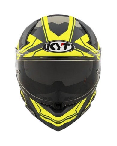 KYT Casco integrale R2R Octane grigio-nero-giallo