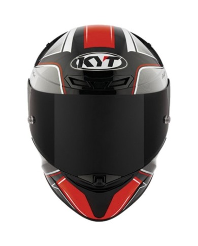 KYT Integralhelm TT-Revo Tourist schwarz-rot-silber