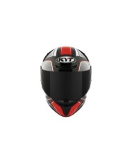 KYT Integralhelm TT-Revo Tourist schwarz-rot-silber