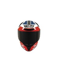 KYT Integralhelm TT-Revo Fuselage rot-weiss-blau