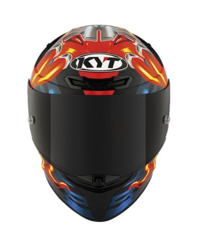 KYT Casco integrale TT-Revo magnete nero-rosso-blu