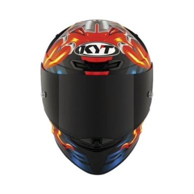 KYT Casque intégral TT-Revo aimant noir-rouge-bleu
