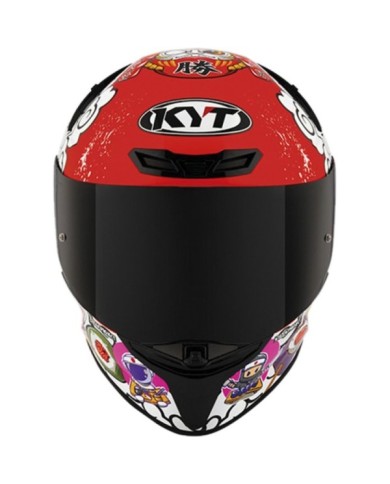 KYT Integralhelm TT-Revo Sushi Time rot-schwarz-weiss