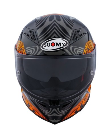 Suomy Casco integrale Stellar 2 Molten nero-arancione-bianco