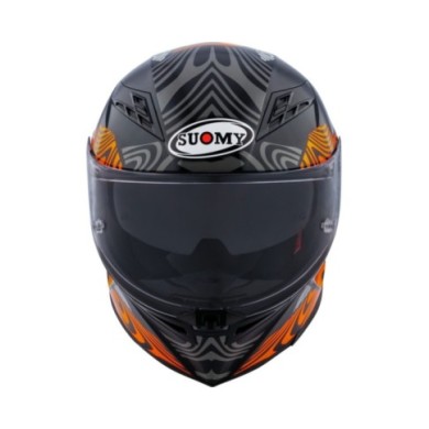Suomy Casco integrale Stellar 2 Molten nero-arancione-bianco