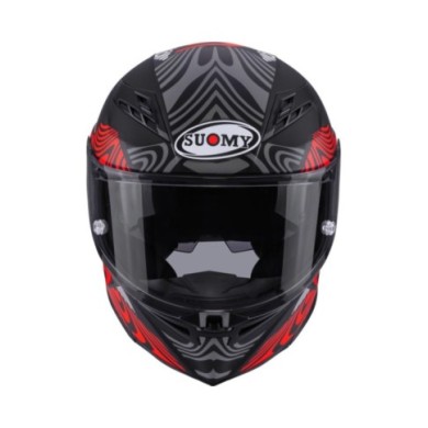 Suomy Integralhelm Stellar 2 Molten schwarz matt-rot