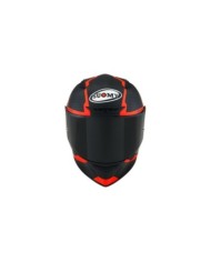 Suomy Casque intégral Track-1 Reaction mat anthracite-rouge
