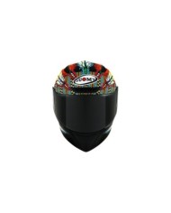 Suomy Casque intégral Track-1 Chieftain noir mat-jaune-bleu