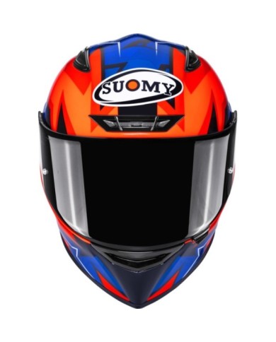 Suomy Casque intégral Track-1 Firestorm orange-bleu-noir