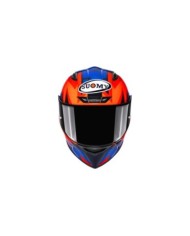 Suomy Integralhelm Track-1 Firestorm orange-blau-schwarz