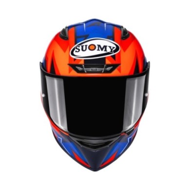 Suomy Casque intégral Track-1 Firestorm orange-bleu-noir