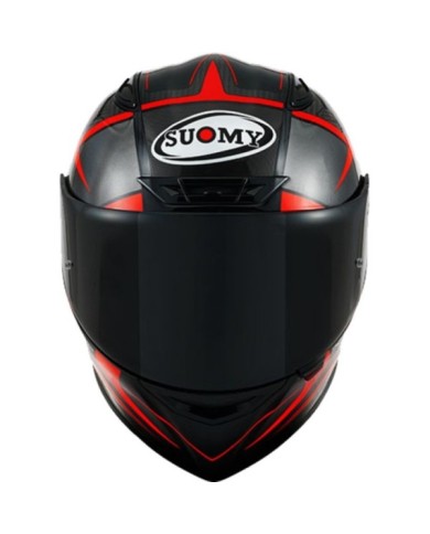 Suomy Casco integrale TX-Pro Advance nero-rosso fluo