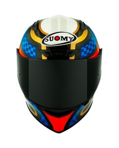 Suomy Integralhelm TX-Pro Emblem schwarz-rot-blau-gold