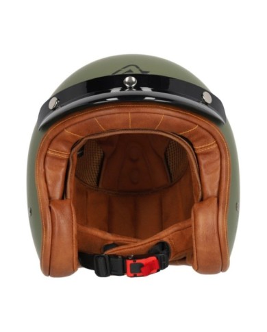 Acerbis Casco jet Skodela verde militare