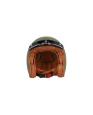 Acerbis Casque jet Skodela vert militaire