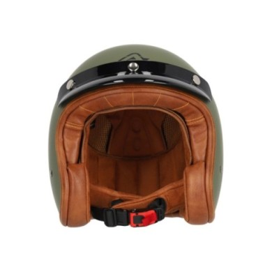 Acerbis Casco jet Skodela verde militare