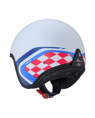 Caberg Jethelm Freeride X Daytona matt weiss-blau-rot