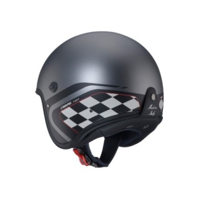 Caberg Casque jet Freeride X Daytona gun métal-noir-blanc mat