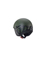 Caberg Casque jet Freeride X Daytona militaire vert-noir-argent