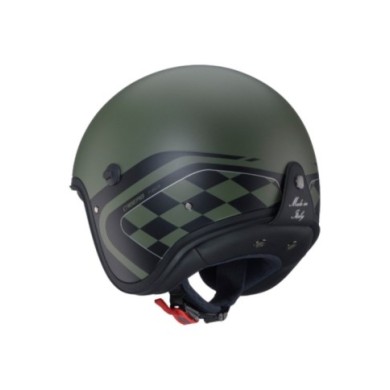 Caberg Freeride X Daytona casco jet militare verde-nero-argento
