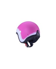 Caberg Casque jet Freeride X Imola fuchsia-blanc mat