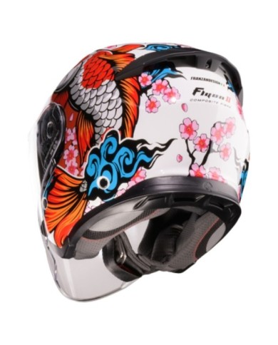 Caberg Flyon II Koi casco jet bianco-rosso-blu