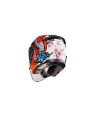Caberg Casque jet Flyon II Koi blanc-rouge-bleu