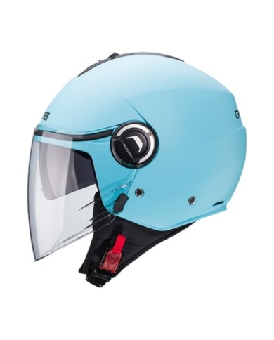 Casco jet Caberg Riviera V4X azzurro opaco