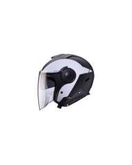 Caberg Casque jet Soho Milano noir-blanc mat