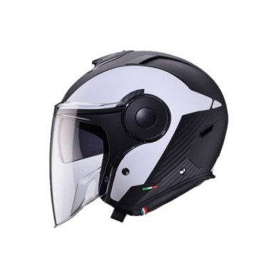 Caberg Jethelm Soho Milano matt schwarz-weiss