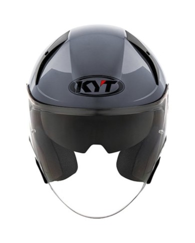 KYT Casque Jet TTR-Jet gris-noir