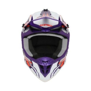 Acerbis Casco all-terrain Linear 22-06 bianco-viola-blu