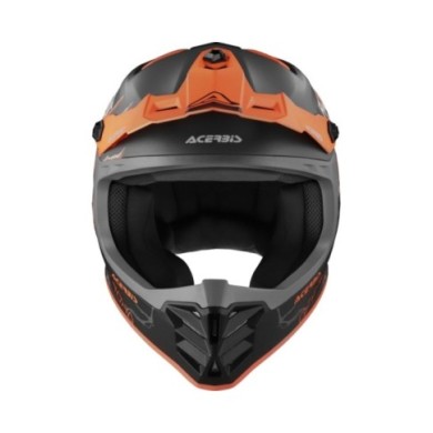 Acerbis Casque de motocross PROFILE Junior noir-orange
