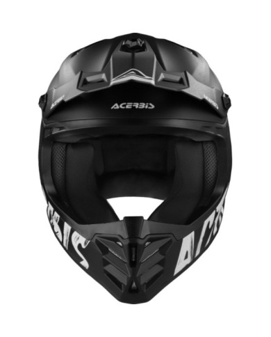 Acerbis Motocorsshelm PROFILE Junior schwarz matt